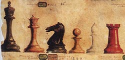 Nathaniel Cooke's copyright of the Staunton chessmen