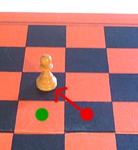 after the enpassant capture move of the chess pawn